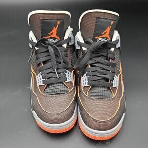 Air Jordan 4 SE “Starfish” CW7183-100 10W/8.5M Black Orange – Pre-Owned